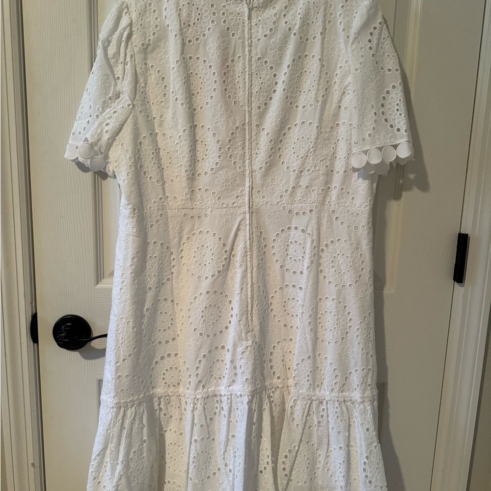 NWT Lilly Pulitzer Maxina Minidress. White. Size 14 - Picture 6 of 7